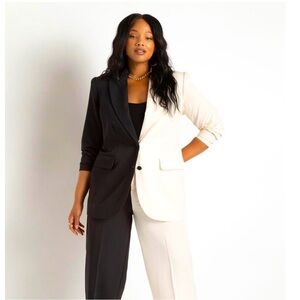 Eloquii Color Block Blazer